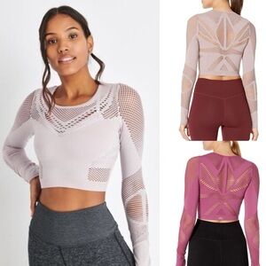 Alo Yoga Siren Longsleeve Top Lavender Cloud